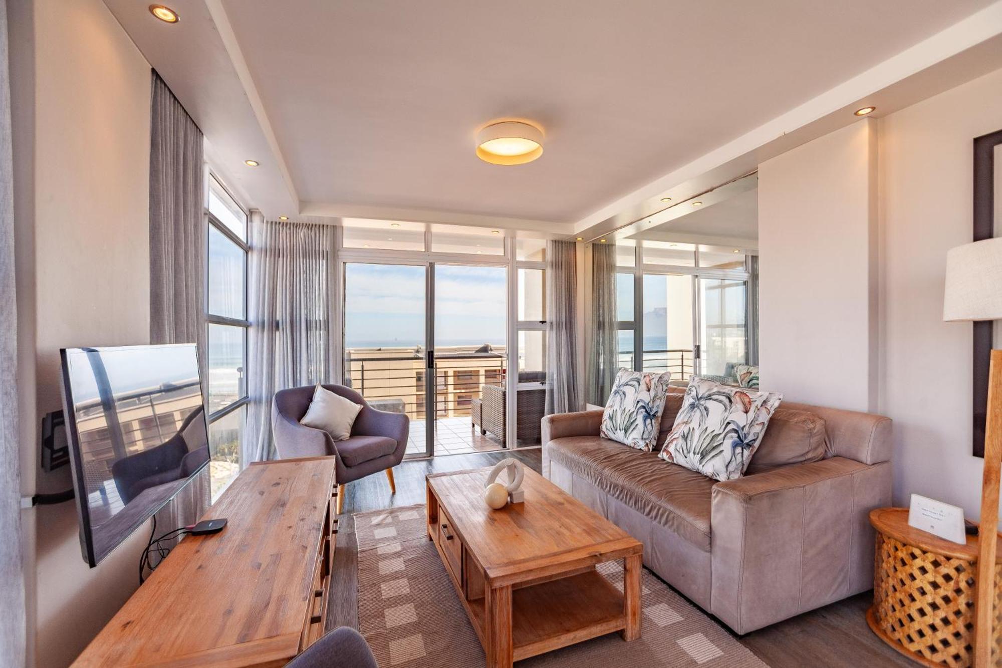 Luxury Ocean View Beachfront 2 Bed Apartment -206 The Waves, Blouberg, Cape Town Bloubergstrand Exteriör bild