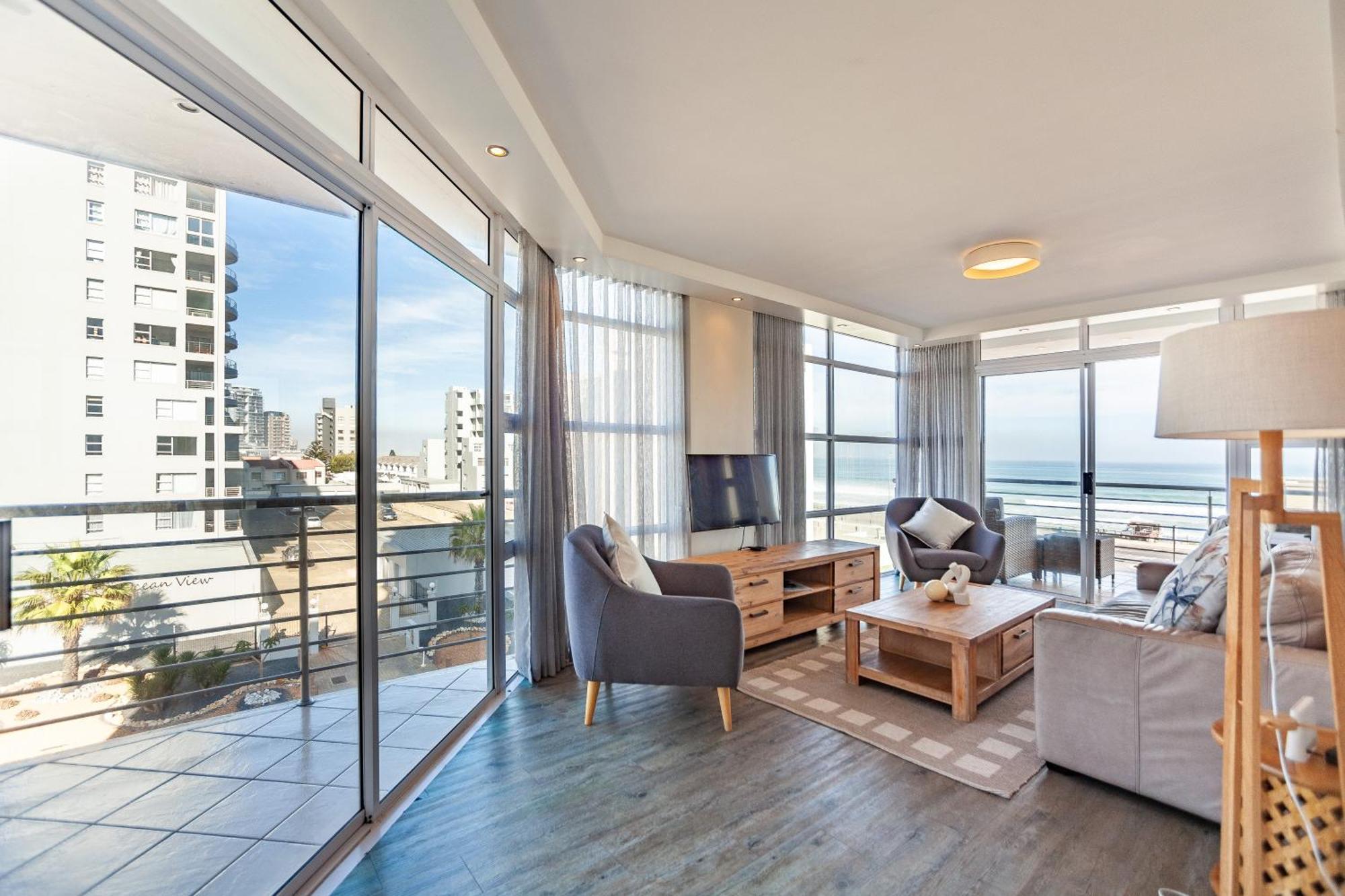Luxury Ocean View Beachfront 2 Bed Apartment -206 The Waves, Blouberg, Cape Town Bloubergstrand Exteriör bild